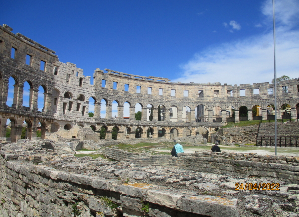 The Arena of Pula from the inside (amphitheatre)