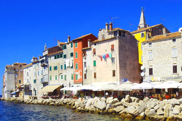 Houses by the sea in Rovinj