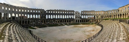 Arena in the city of Pula
