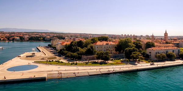 View of the centre of Zadar in Croatia